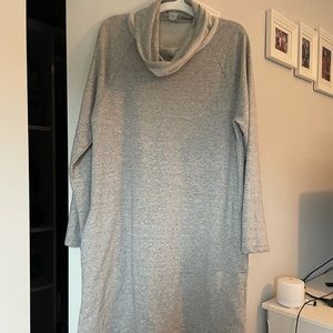 EUC J. Crew Factory Cowlneck Terry Dress.